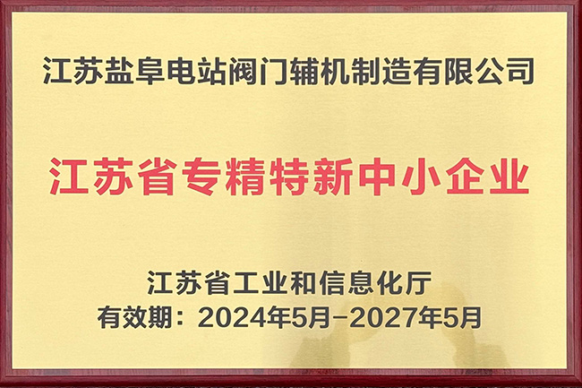 江蘇省專精特新企業(yè)